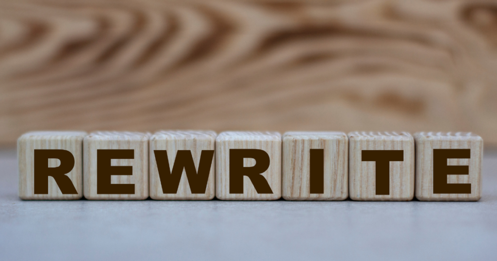 リライト作業とは?