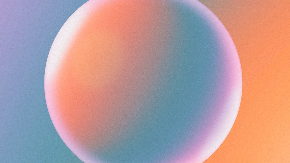 進捗を指標の階段で見ることを表す、パステルの球体の抽象的な3D
