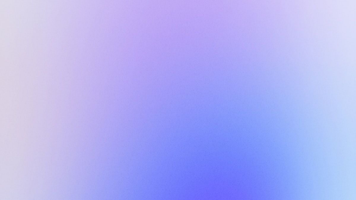 URL設計とhreflangを表す、紫と青のやわらかなグラデーションの抽象的な3D