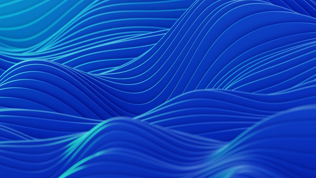 押し寄せる青い波——AI検索という構造変化の象徴